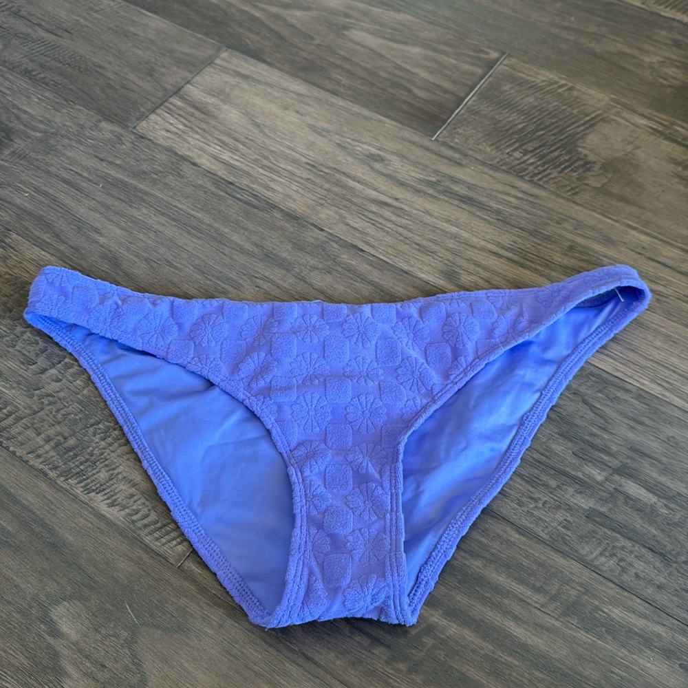 HURLEY MINI CHECK PRINT SWIM BOTTOM - WOMEN'S new large